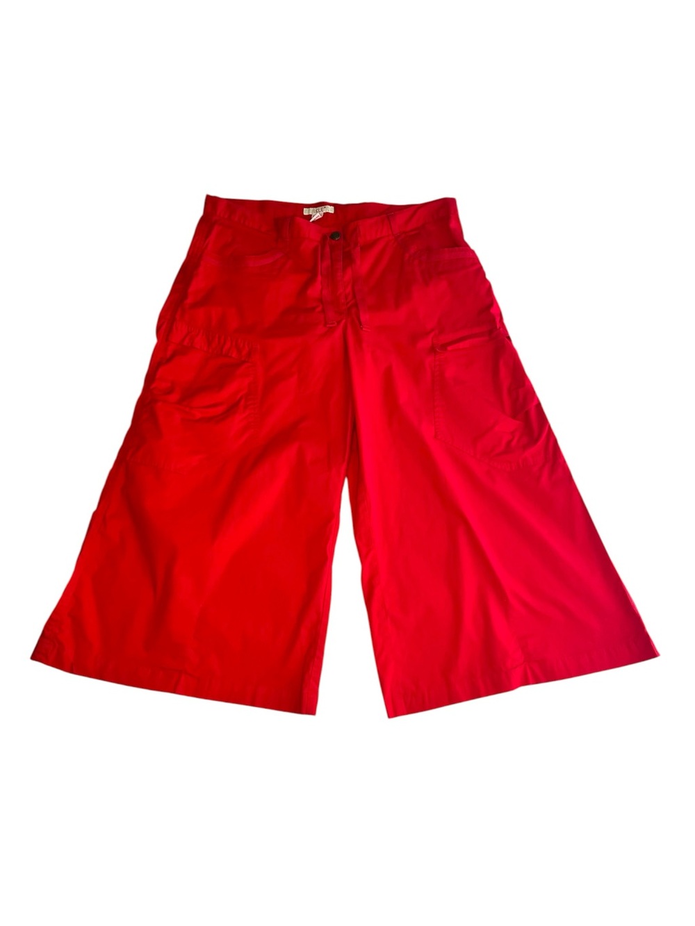 Vintage Y2K ISLE Red Cargo Capri Pants Size L